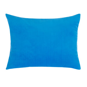 Ms. Rachel Happy Patchwork Decorative Toddler Pillow, Blue, Pink, & Orange