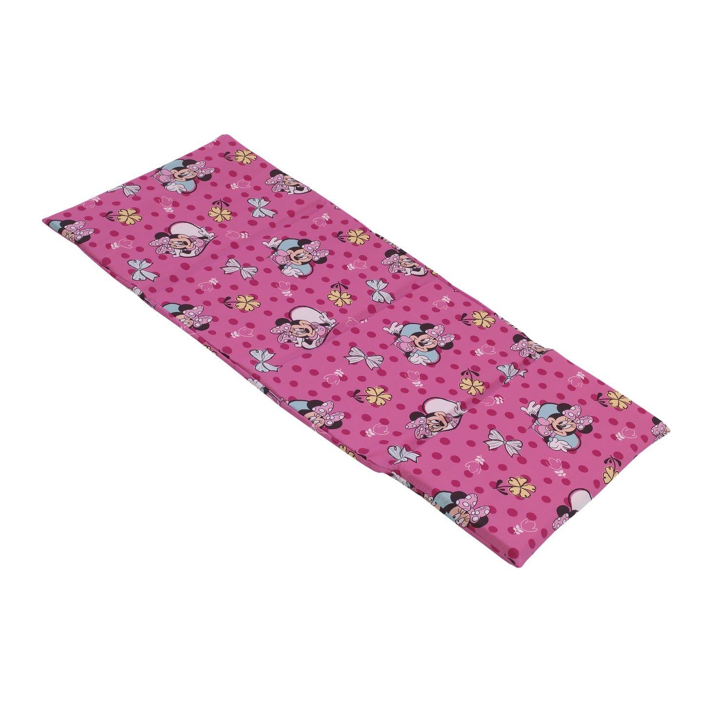 Disney Minnie Mouse Pink and Aqua Preschool Nap Pad Sheet