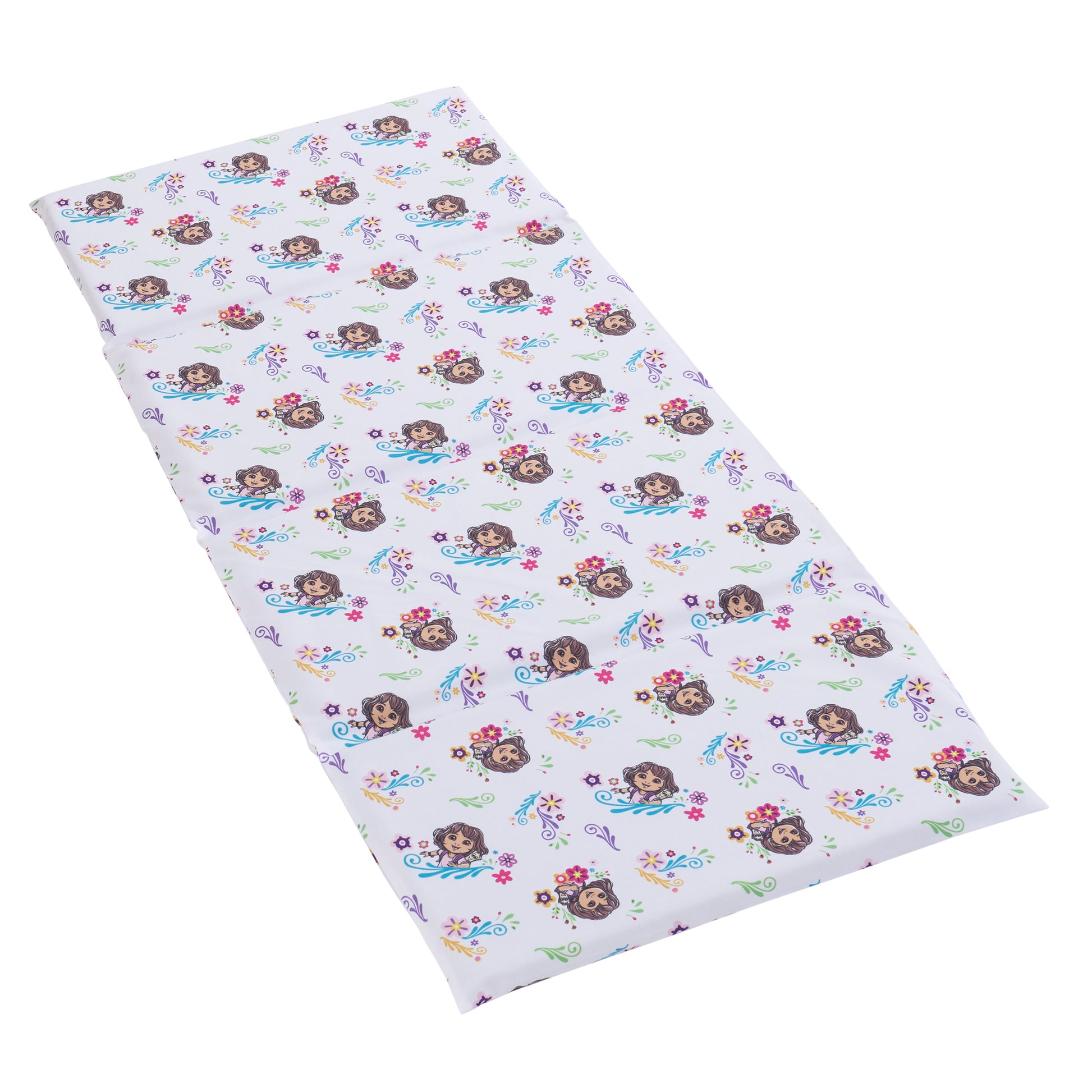 NoJo Dora Adventure Awaits Preschool Nap Mat Sheet, Lavender