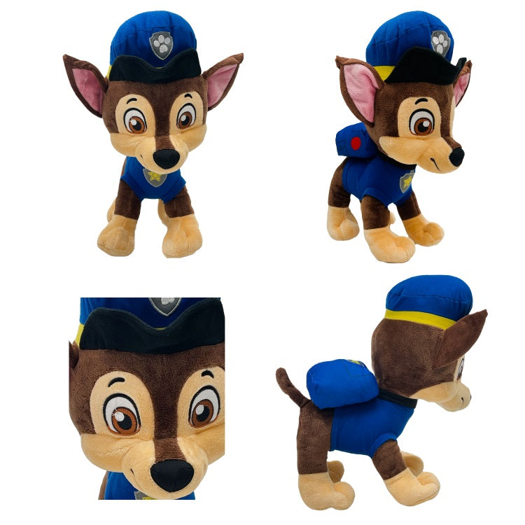 NoJo Paw Patrol Chase Plush Toddler Cuddle Pillow Blue and Brown