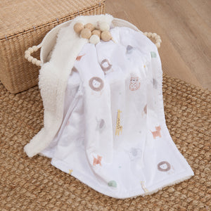 mini by Motherhood - Jungle Nest Sherpa Baby Blanket