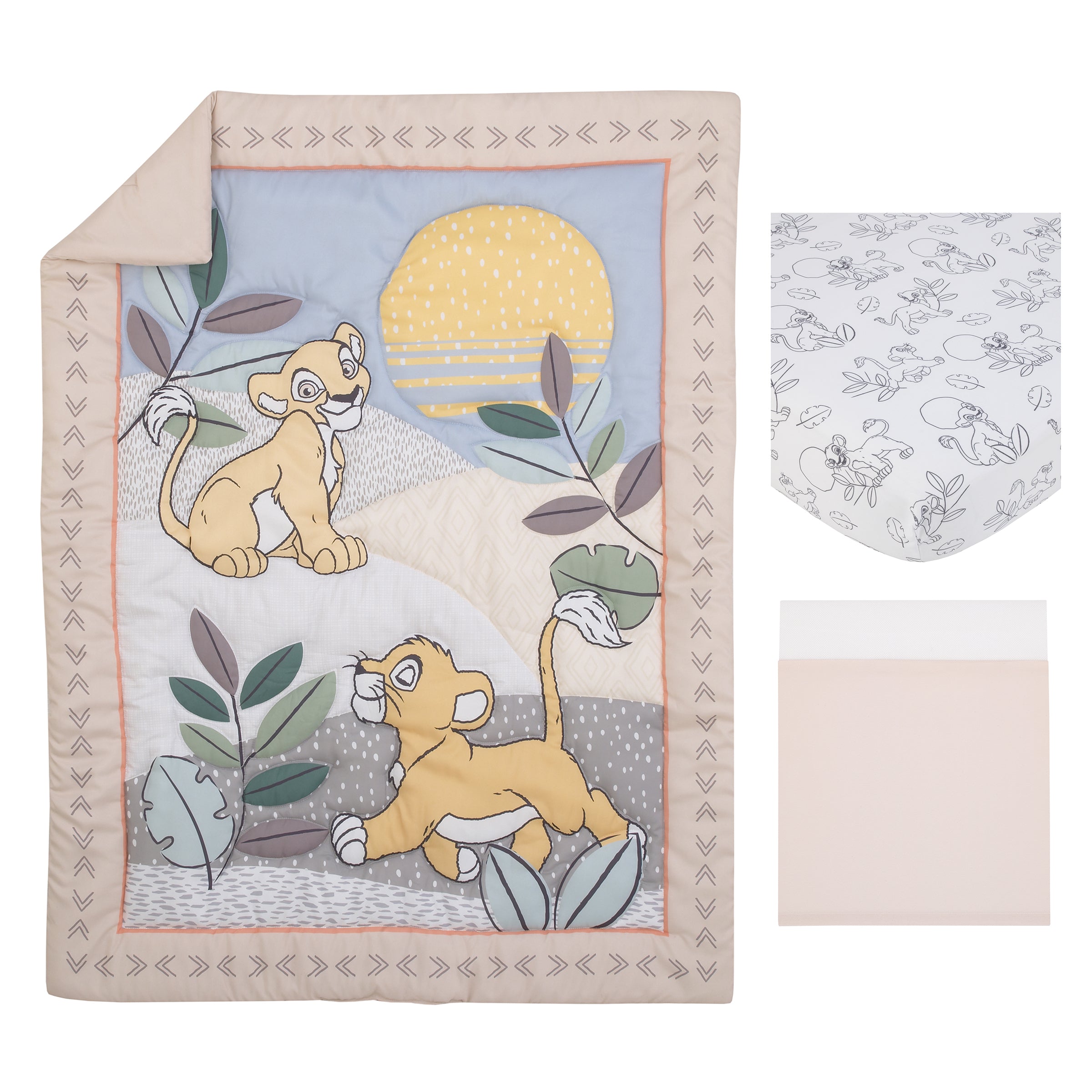 Lion king crib bedding for girl best sale