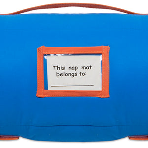 NoJo CoComelon Plush Toddler Nap Mat - Includes Attached Pillow and Fleece Blanket, Green, and Blue