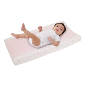 NoJo Under the Sea Whimsy Pink Narwhals Super Soft Changing Pad Cover